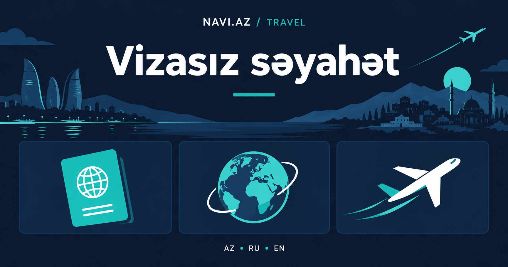 Visa-free countries for Azerbaijani citizens
