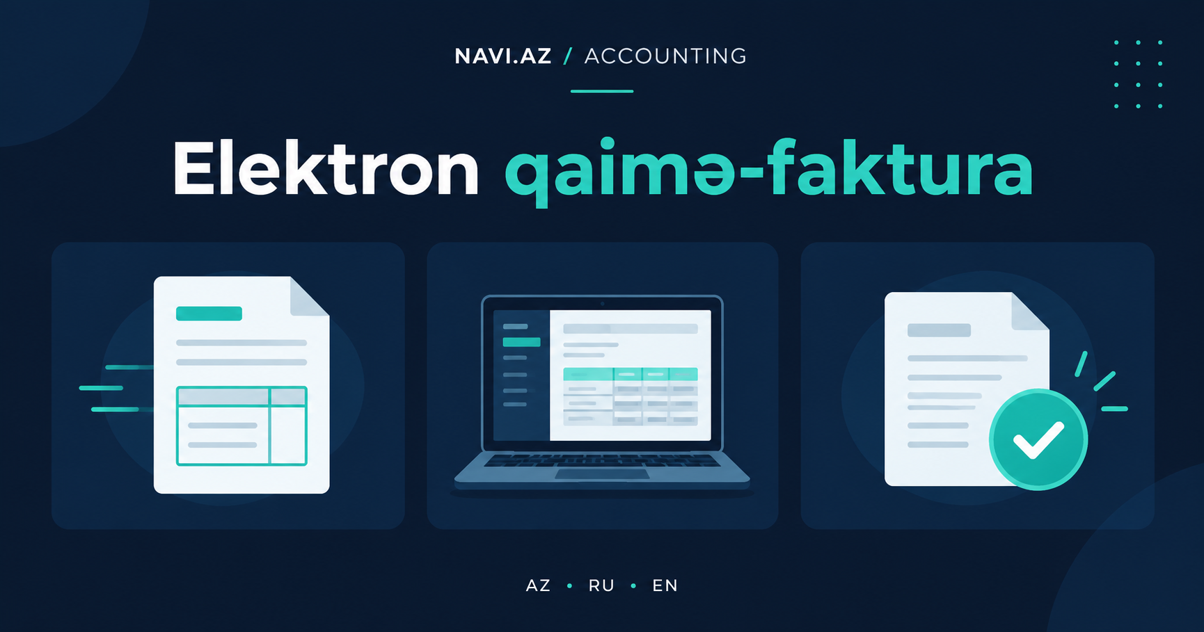 How to issue an e-invoice (elektron qaimə-faktura) in Azerbaijan