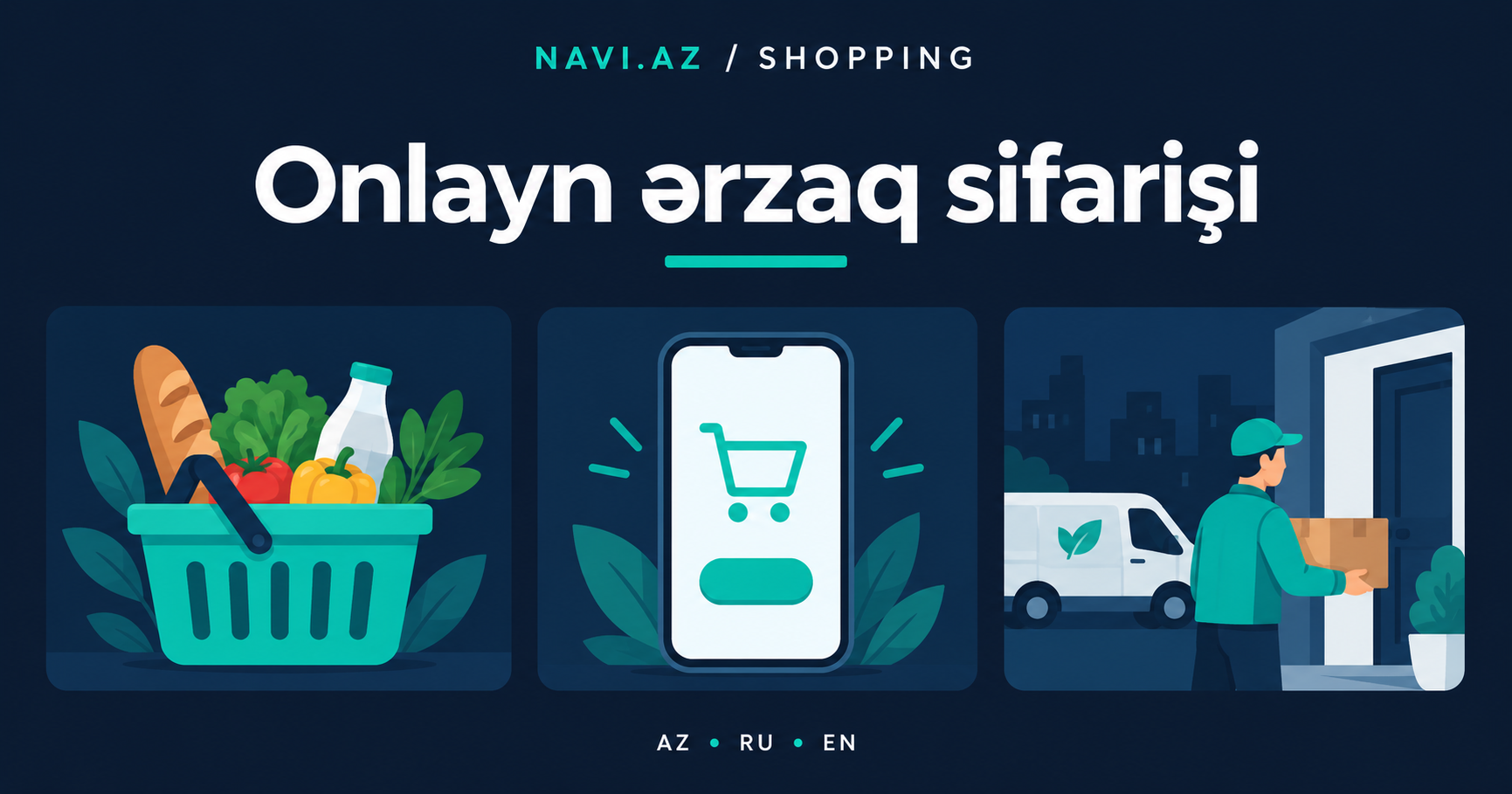 How to order from an online supermarket in Baku